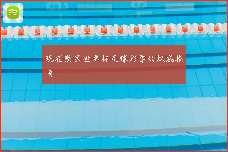 现在购买世界杯足球彩票的权威指南